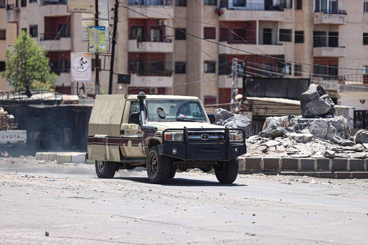 Süveyda'da güvenlik güçleri ile Dürzi gruplar arasındaki çatışmalar