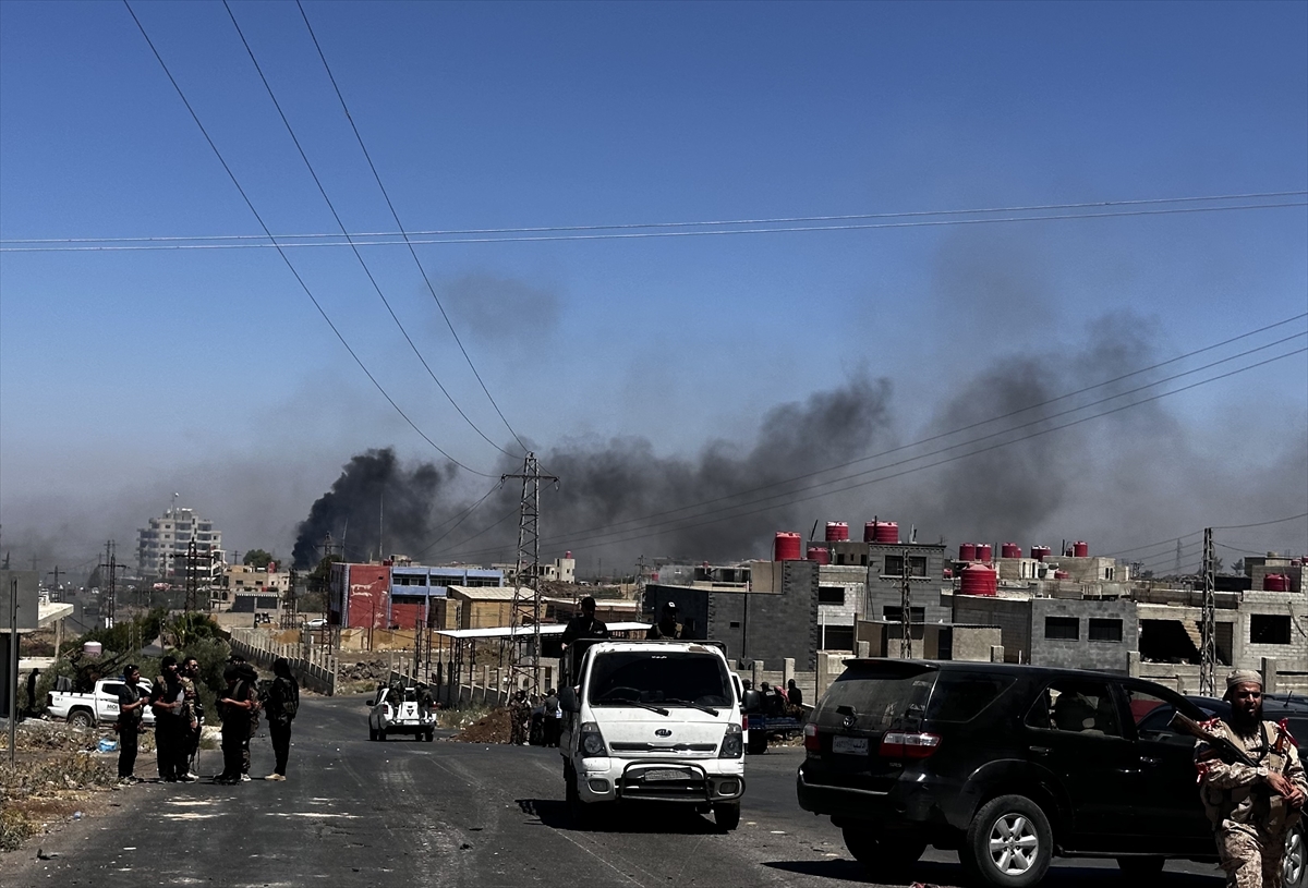 Süveyda'da güvenlik güçleri ile Dürzi gruplar arasındaki çatışmalar