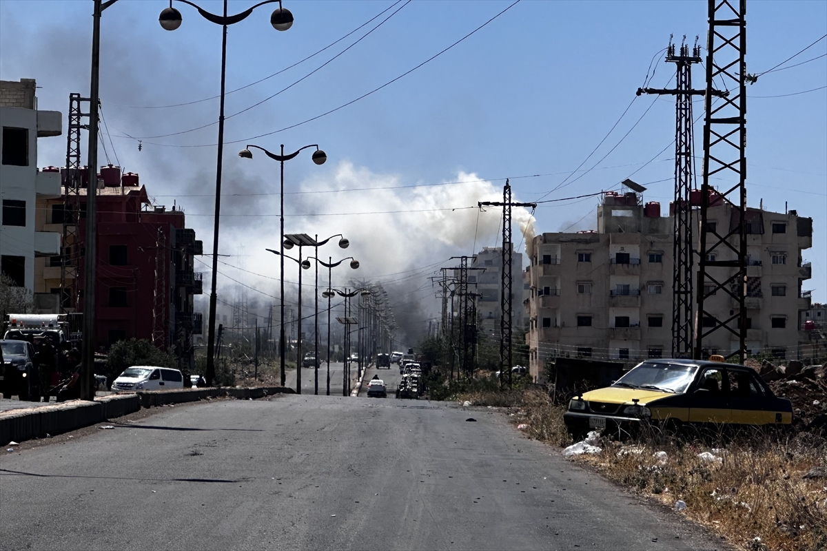 Süveyda'da güvenlik güçleri ile Dürzi gruplar arasındaki çatışmalar