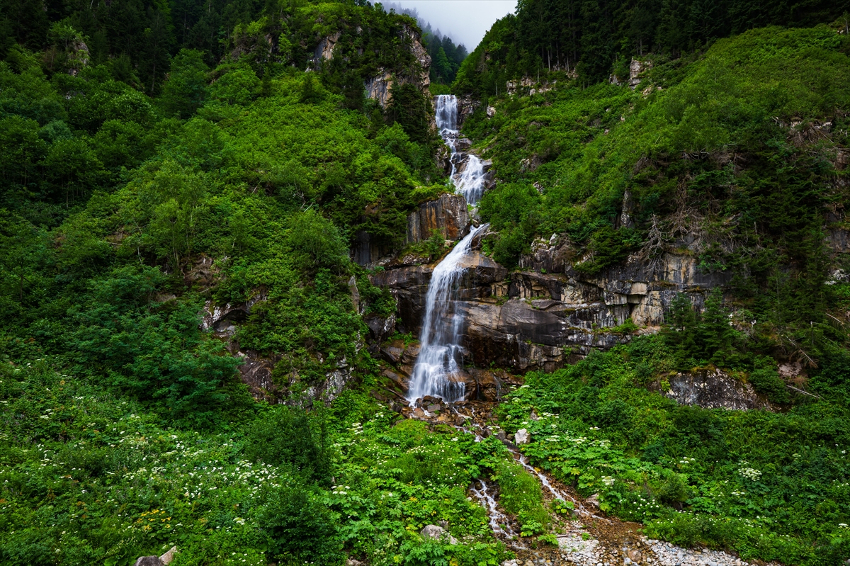 Doğa harikası Cimil Vadisi, ziyaretçilerine görsel şölen sunuyor