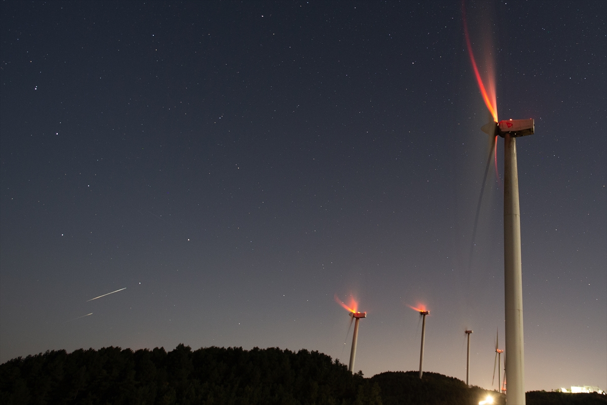 Yurt genelinde meteor yağmurundan büyüleyici kareler