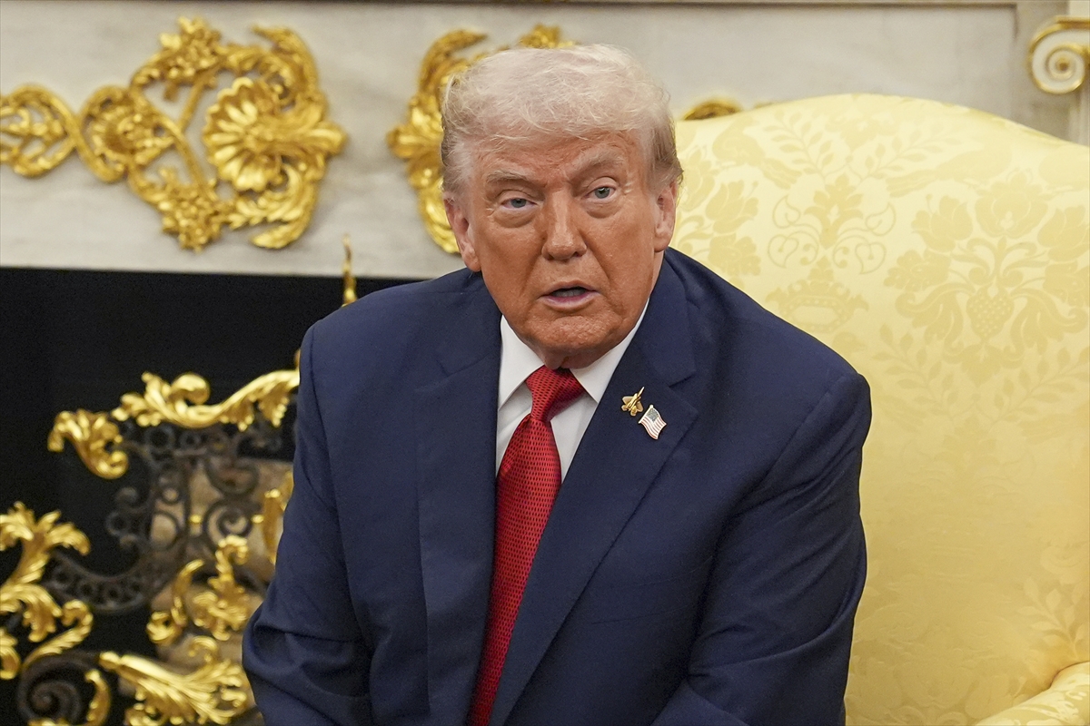 Cumhurbaşkanı Erdoğan ile ABD Başkanı Trump'ın görüşmesinden tarihi kareler
