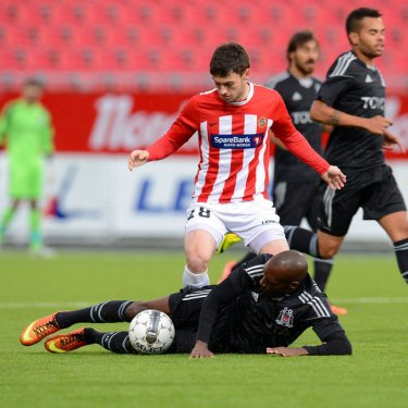 Tromsö - Beşiktaş maçından kareler