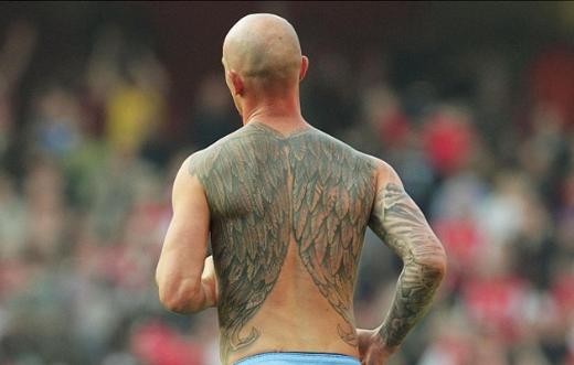 Futbolcuların ilginç dövmeleri