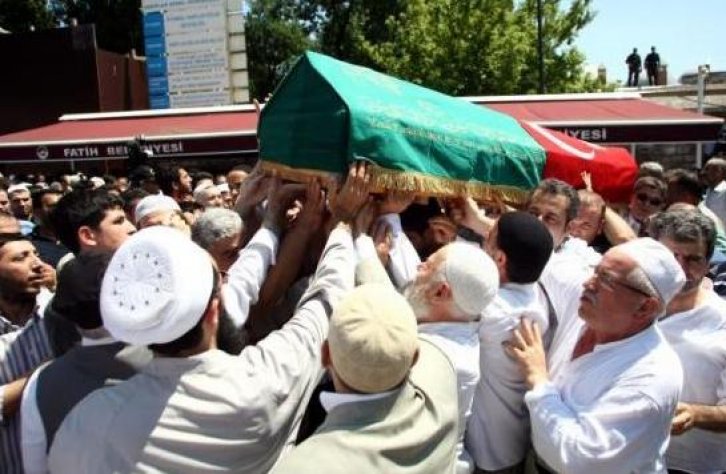 Osman Nami Osmanoğlu'nun cenazesi