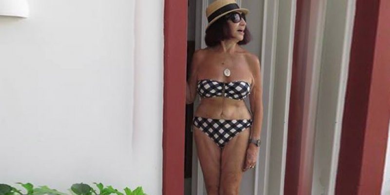 Gülriz Sururi'nin pilates keyfi