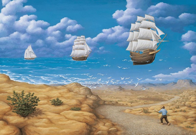 Rob Gonsalves'in Büyülü Gerçeklik fotoğrafları