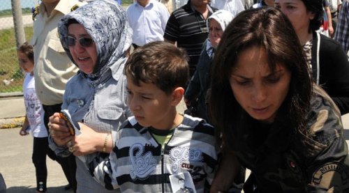 Şehit polise memleketi Samsun'da tören