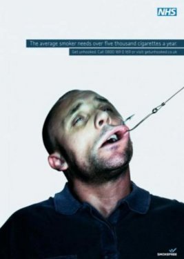 Sigarayla savaşan posterler