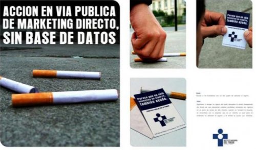 Sigarayla savaşan posterler