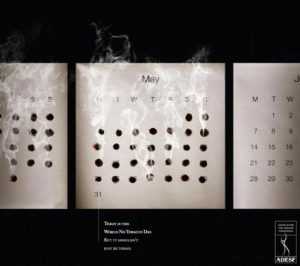 Sigarayla savaşan posterler