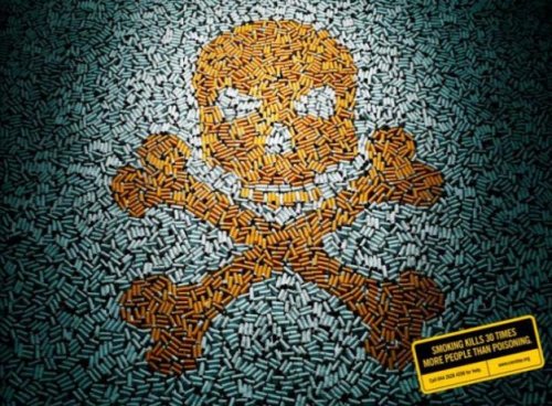 Sigarayla savaşan posterler