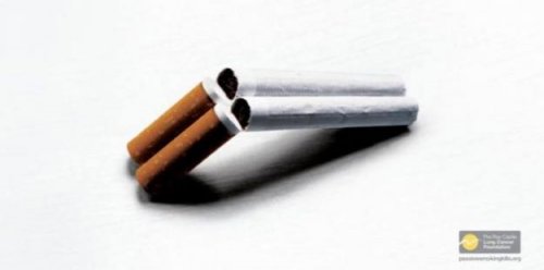 Sigarayla savaşan posterler