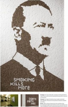 Sigarayla savaşan posterler