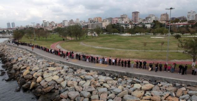 İşte İzmir'deki muhteşem Atatürk portresi 