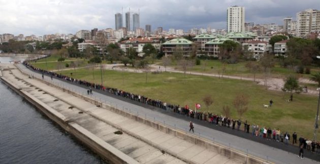 İşte İzmir'deki muhteşem Atatürk portresi 