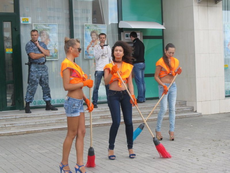 Ukrayna'nın kadın temizlikçileri