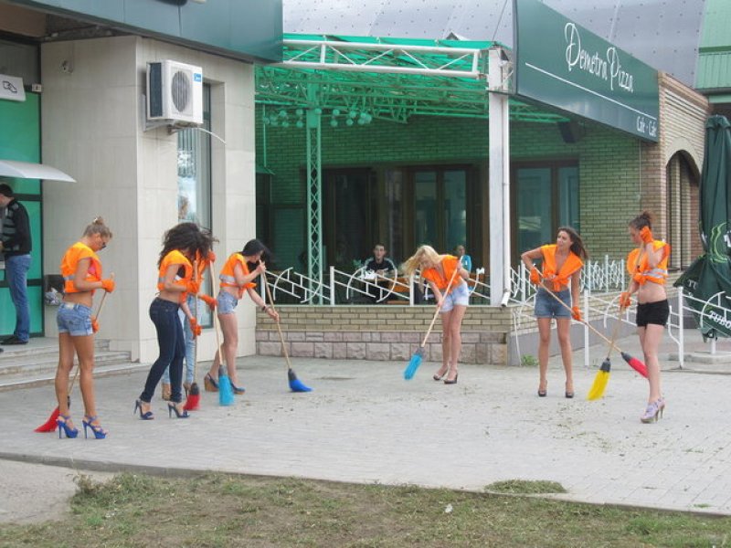 Ukrayna'nın kadın temizlikçileri