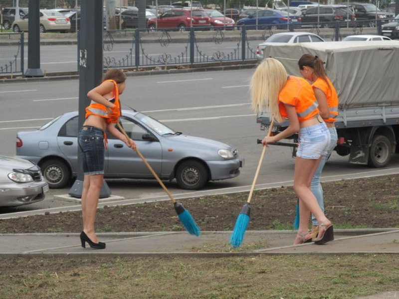 Ukrayna'nın kadın temizlikçileri