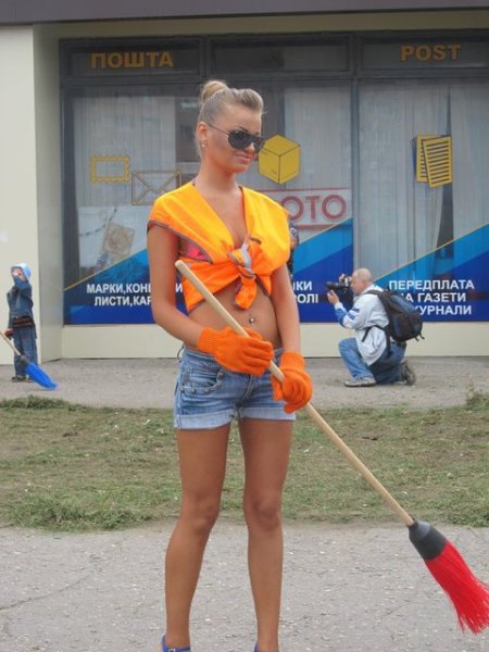 Ukrayna'nın kadın temizlikçileri