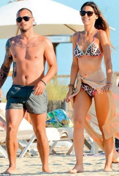 Wesley Sneijder - Yolanthe Cabau'nun evi
