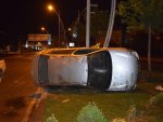 Malatya da ehliyetsiz sürücü kaza yaptı