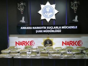 Ankara'da 62 kilo esrar ele geçirildi