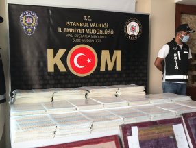 Zeytinburnu'nda sahte bandrol operasyonu: 3 gözaltı