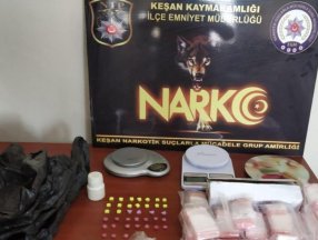 Edirne'de uyuşturucu ve sahte alkol operasyonu: 1 tutuklama