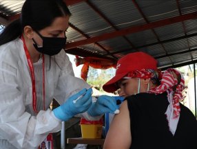 Trabzon'da yayladaki vatandaşlara aşı uygulandı