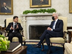 Joe Biden ve Vladimir Zelenskiy, Beyaz Saray'da bir araya geldi