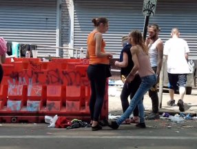 ABD sokaklarında dehşete düşüren görüntüler