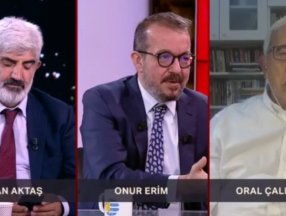 Oral Çalışlar ve İhsan Aktaş, canlı yayında uyudu