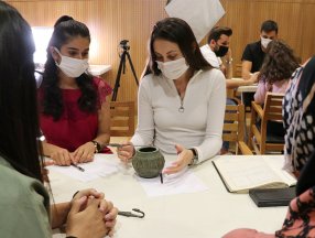 Gönüllü gençler Zeugma'da müzecilik deneyimi kazanıyor