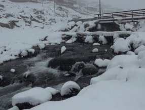 Rize'de kar kalınlığı 20 santimi geçti