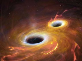 Çarpışma aşamasında olan kara delikler görüntülendi