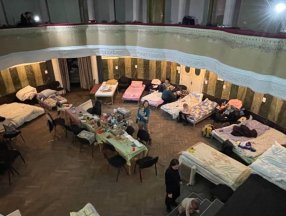 Lviv'deki Les Kurbas Tiyatrosu sığınağa dönüştürüldü