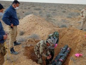 Libya'da 7 ton mühimmat imha edildi