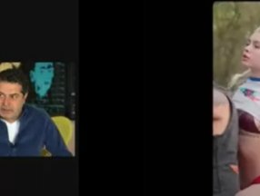 Cüneyt Özdemir: Aleyna motorun arkasında şortunu nasıl değiştiriyor