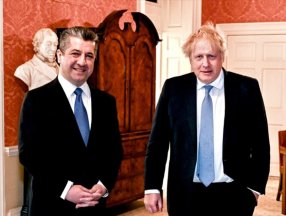 İngiltere Başbakanı Johnson, IKBY Başbakanı Barzani'yle görüştü