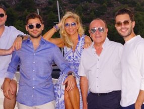 Arzu Sabancı, küçük oğlu Kerim'in doğum gününü kutladı