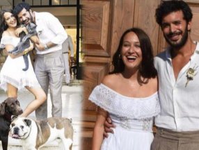 Gupse Özay'dan karnı burnunda poz