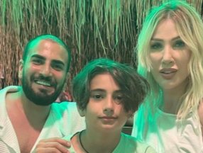 Seda Sayan, eşi Çağlar Ökten'in oğluyla buluştu