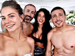 Demet Özdemir ile Oğuzhan Koç ön balayında