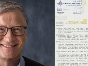 Bill Gates, 48 yıl önceki CV'sini paylaştı