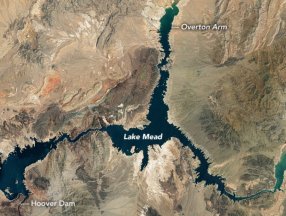 NASA, Mead Gölü'ndeki su azalışını görüntüledi