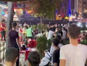 Esenyurt'ta Ceza konserindeki kavga kamerada