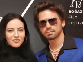 Tarık Emir Tekin ve Sofia Katc caddede dans etti