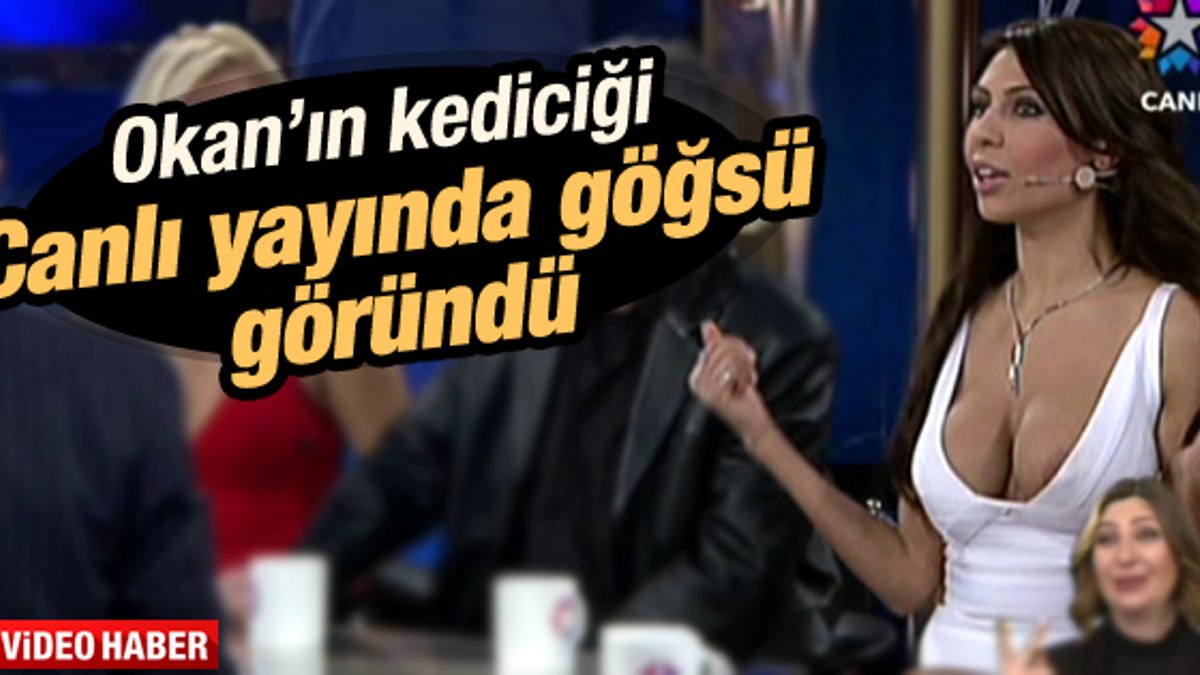 Televizyonda Canli Yayinda Meme Acma