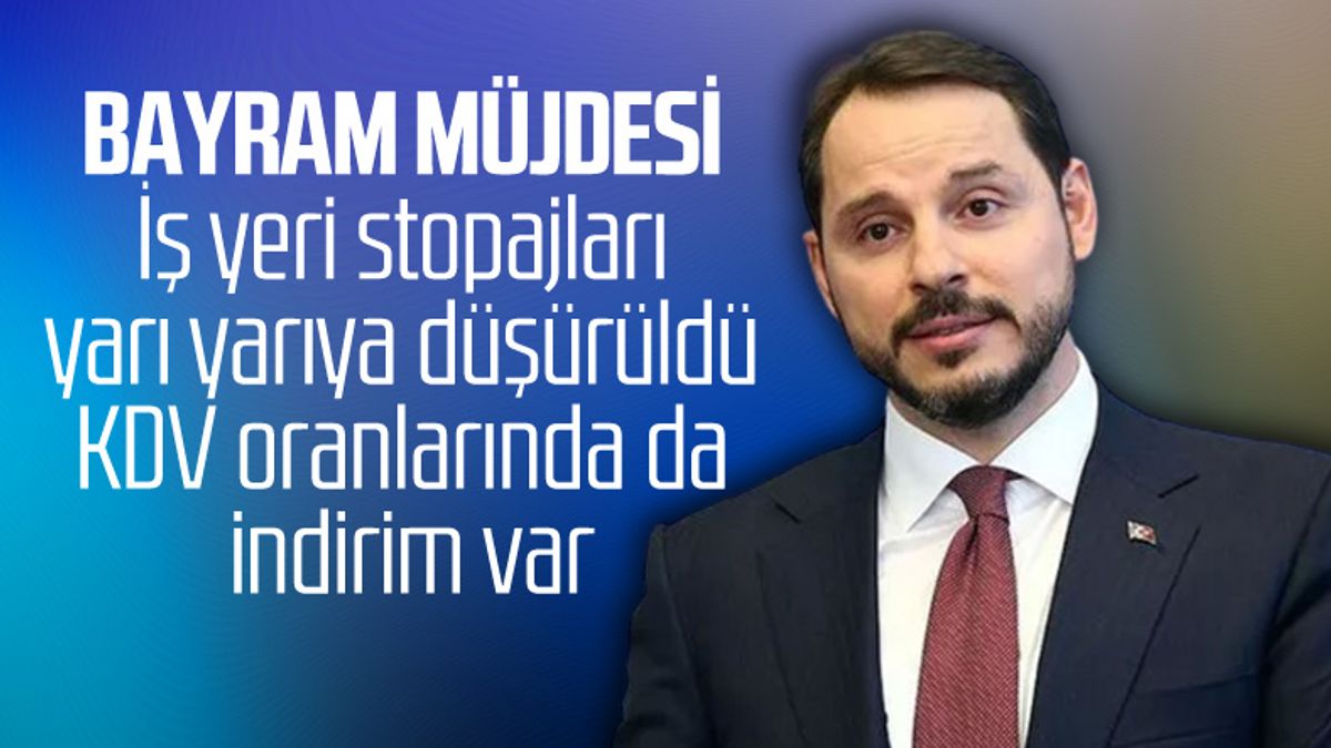 Berat Albayrak KDV indirimi açıkladı